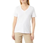 SELECTED FEMME Damen Slfessential V-neck Tee Noos T Shirt, Bright White, XL EU