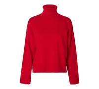 SELECTED FEMME Damen Slfkamma Ls Knit Roll Neck Noos, Equestrian Red, M EU