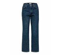 SELECTED FEMME Damen Slfkate Hw Inky Blu W Noos Straight Jeans, Medium Blue Denim, 30W 32L EU