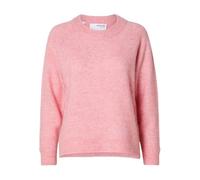 SELECTED FEMME Damen SLFLULU LS Knit O-Neck B NOOS Strickpullover, Peony/Detail:Melange, XS
