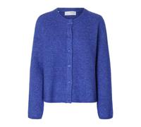 Selected Femme Damen Slflulu New Ls Knit Cardigan Noos, Dazzling Blue, XXL EU