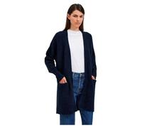 SELECTED FEMME Damen Slflulu New Ls Knit Long Cardigan B Noos Strickjacke, Dark Sapphire, S EU