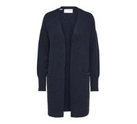 SELECTED FEMME Damen Slflulu New Ls Knit Long Cardigan B Noos Strickjacke, Dark Sapphire, XL EU