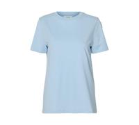 SELECTED FEMME Damen Slfmyessential O-Neck Tee Noos T-Shirt, Cashmere Blue, L EU