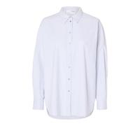 SELECTED FEMME Damen Slfnova Ls Oxford Shirt Noos Hemd, Bright White/Stripes:Endless Sky, 40 EU