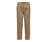 SELECTED FEMME Damen Slfria Mw Cropped Pant Camel Mel Noos Hose