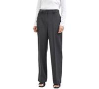 Selected Rita Wide Fit Mid Waist Pants Grau 42 / 30 Frau (Herstellerartikelnummer: 16089909-DarkGreyMelange-30-42)