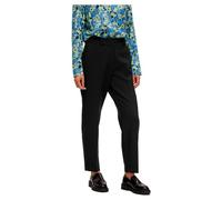 SELECTED FEMME Damen Slfrita-ria Mw Cropped Pant Black Noos, Schwarz, 34