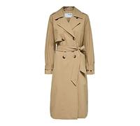 SELECTED FEMME Damen SLFSIA Trench Coat B NOOS Trenchcoat, Cornstalk, 42