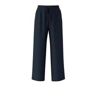 SELECTED FEMME Damen Slfviva-gulia Hw Long Linen Pant Noos Stoffhose, Dark Sapphire, 34 EU
