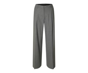 SELECTED FEMME Damen Slfwide-Rita Lano Mw Pant Noos, Medium Grey Melange, 44W / 30L EU