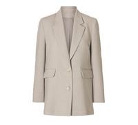 selected women - SLWRITA LS RELAXED BLAZER MEL NOOS Island Fossil - Gr. - 34
