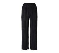 SELECTED WOMEN - SLFELLIE HW PLISSE PANT black - Gr. - L