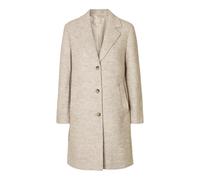 SELECTED FEMME Female Langer Mantel Wollmix Bouclé