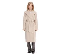 Selected Femme Mantel mit Bindegürtel Modell 'ROSA' in Beige meliert, Größe 40