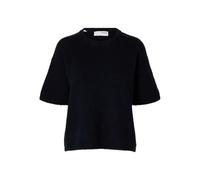 SELECTED FEMME Female Oberteil Kurzarm Wollgemisch