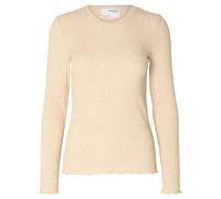 SELECTED FEMME Female Oberteil mit Langen Ärmeln Geripptes