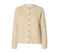 SELECTED FEMME Strickjacke SLFVINNA creme | M