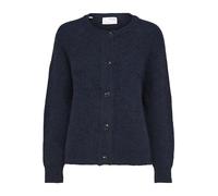 Selected Lulu Cardigan Blau S Frau (Herstellerartikelnummer: 16074481-DarkSapphire/DetailMelange-S)