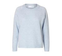 SELECTED FEMME - SLFLULU LS KNIT O-NECK B NOOS cashmere blue - Gr. - L