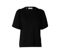 SELECTED FEMME Female T-Shirt Gerüschtes Baumwoll