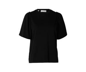 SELECTED FEMME Female T-Shirt Gerüschtes Baumwoll | T-shirt