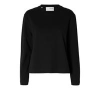 Selected Essential Boxy Langarm-t-shirt (Herstellerartikelnummer: 16092523-Black-S)