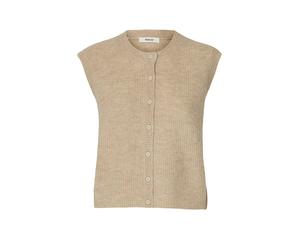 SELECTED FEMME Gilet SLFLULU creme | M