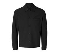 SELECTED MEN - SLMREG-ROBERT OVERSHIRT NOOS Black - Gr. - XXL