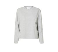 Selected Essential Boxy Langarm-t-shirt (Herstellerartikelnummer: 16092523-LightGreyMelange-M)