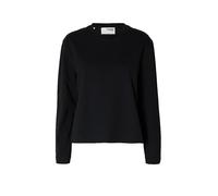 Selected Essential Boxy Langarm-t-shirt (Herstellerartikelnummer: 16092523-Black-S)