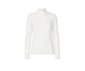SELECTED FEMME Langarmshirt SLFMANJA weiss | S
