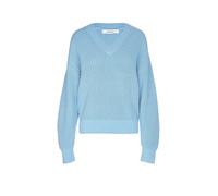 selected women - SLWSELMA SUS LS KNIT V-NECK Blissful Blue - Gr. - S