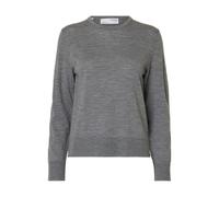 Selected Femme Slfthea Ls Knit Merino O-Neck Noos