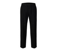 SELECTED HOMME Straight Leg Leinenhose mit Tunnelzug Modell 'LEROY' in Black, Größe XXL