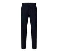 SELECTED HOMME Regular Fit Leinenhose mit Bügelfalten Modell 'LEROY' in Dunkelblau, Größe S