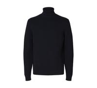 SELECTED MEN - SLHDANE LS KNIT STRUCTURE ROLL NECK NOOS sky captain - Gr. - L