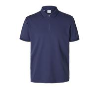 SELECTED FEMME Slhfave Sport Zip Ss Polo Noos