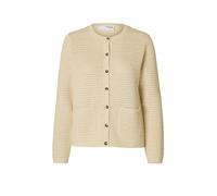 SELECTED FEMME Strickjacke SLFVINNA creme | L