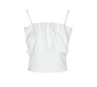 selected women - SLFVINELLE PLEATED BANDEAU TOP B snow white - Gr. - 42