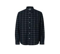 SELECTED HOMME Regular Fit Freizeithemd aus reiner Baumwolle in Dunkelblau, Größe M