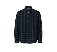 SELECTED HOMME Regular Fit Freizeithemd aus reiner Baumwolle in Dunkelblau, Größe XL