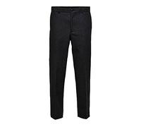 SELECTED HOMME BLACK Herren SLHSLIMTAPE-Louis Clay TRS B NOOS Anzughose, Antracit, 52