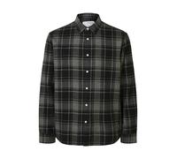 SELECTED HOMME Hemd "Noah" in Grau - Größe XL | Herren Plussize