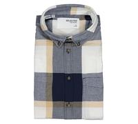 SELECTED HOMME Hemd - Slim fit - in Dunkelblau - Größe S | Herren Plussize