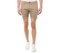 SELECTED HOMME Herren SHHPARIS ST NOOS Shorts, Beige (Greige), 48 (Herstellergröße: S)