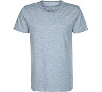 SELECTED HOMME Herren Shpima Dave Melange Ss O-Neck Hx T-Shirt, Mehrfarbig (Light Blue Stripes:White), XX-Large (Herstellergröße: XXL)