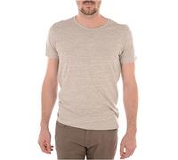 SELECTED HOMME Herren Shpima Dave Ss O-Neck Hx T-Shirt, Grau (Light Grey Melange), Large (Herstellergröße: L)