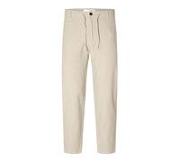 Selected Homme Herren Slh172-slimtape Brody Linen Pant Noos Chinohose, Vetiver/Detail:Mixed W. Oatmeal, XXL EU