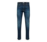 SELECTED HOMME Herren Slh175-slimleon 31604 D.blue Soft W Noos, Dark Blue Denim, 38W / 34L